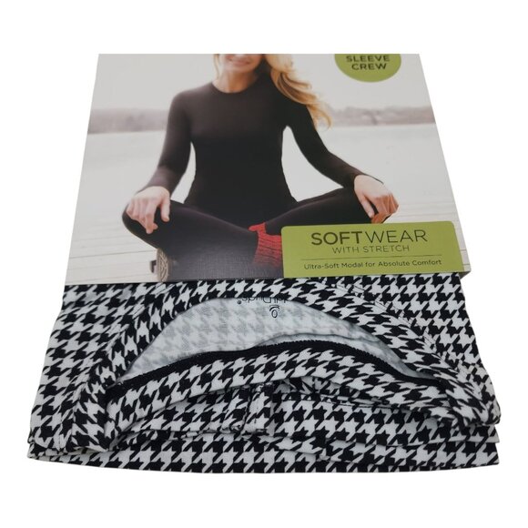 Cuddl Duds Womens Small Long Sleeve Crew SoftWear With Stretch Warm Layers - Picture 8 of 12